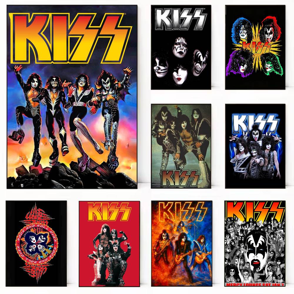 Musical Instrument Poster - Band Rock Kiss Poster Versatile HD
