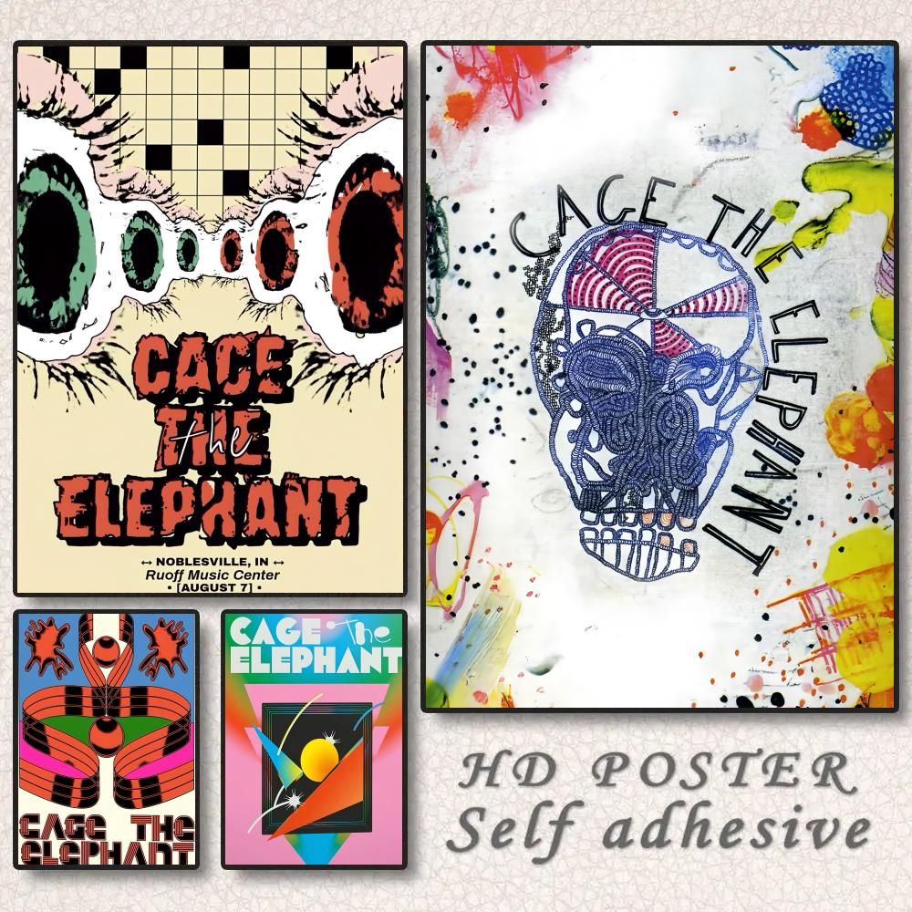 Musical Instrument Poster - Pop Rock Band Cage The Elephant