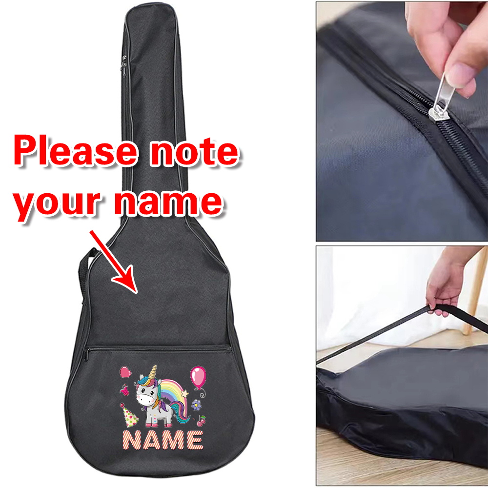 Musical Instrument With Name - Customized Name Guitar Bag 36-41inch Waterproof