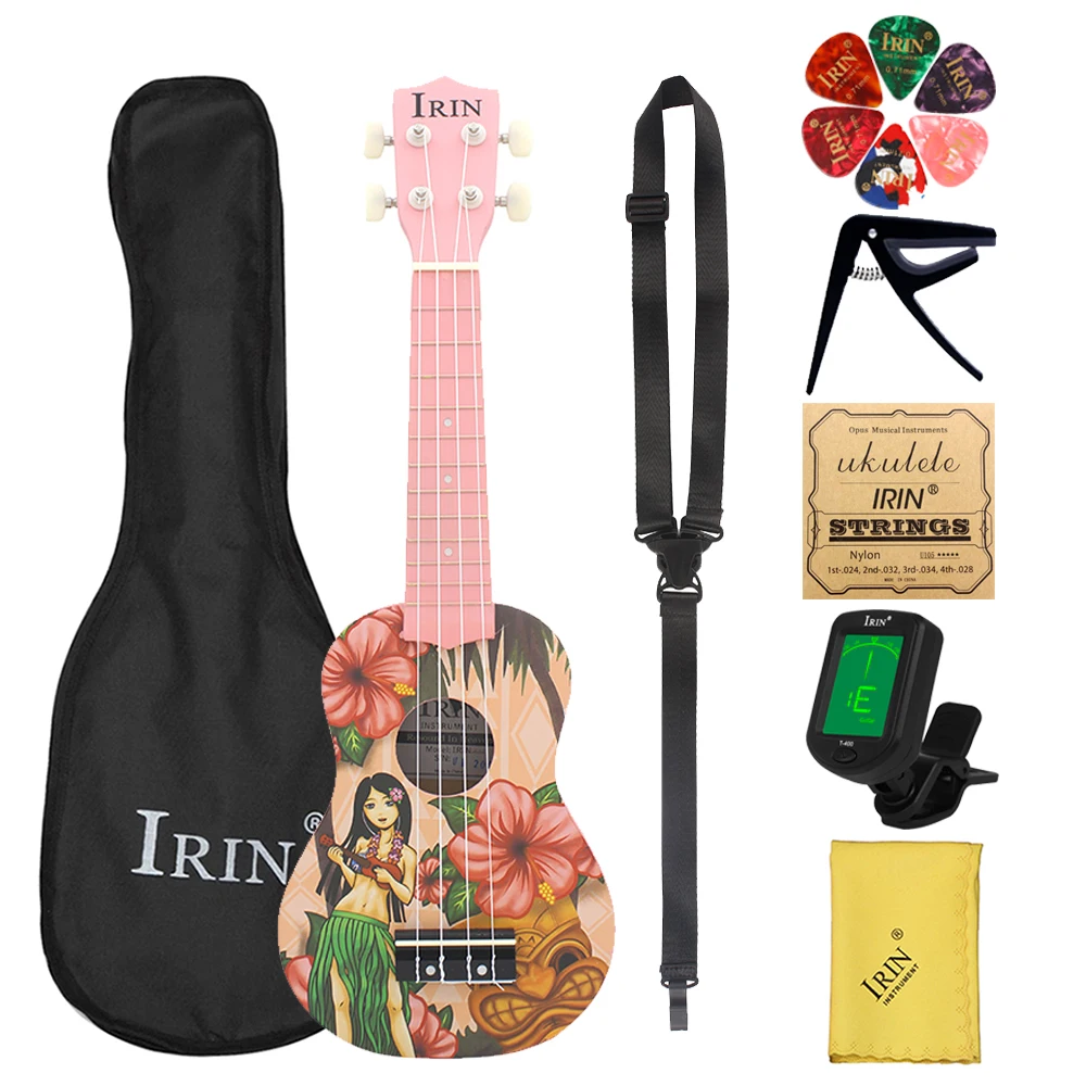 Musical Instrument Hawaiian - IRIN 21 Inch Ukulele Hawaiian Girl