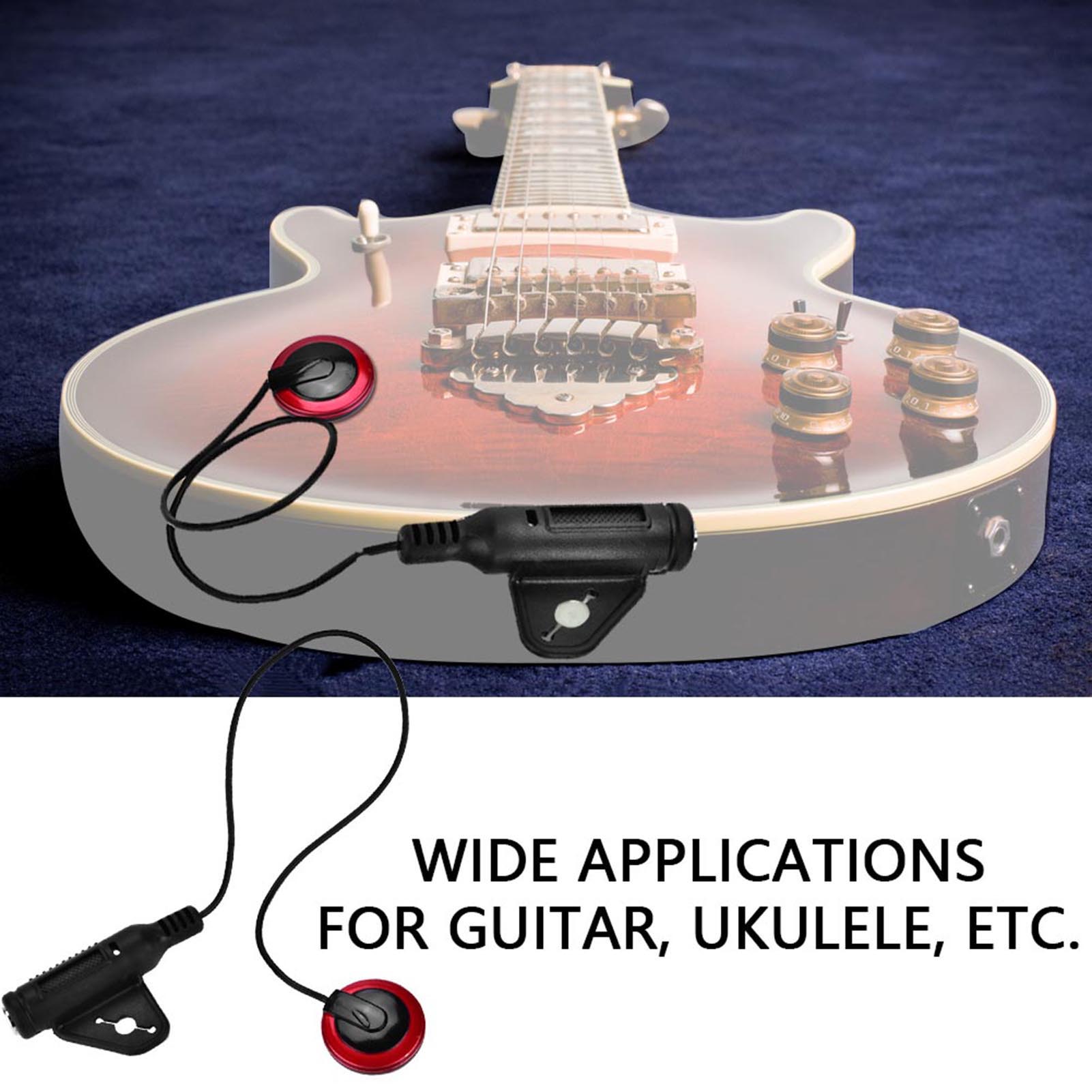 Piezo Contact Microphone Picku - Musical Instrument Ukulele recension och pris
