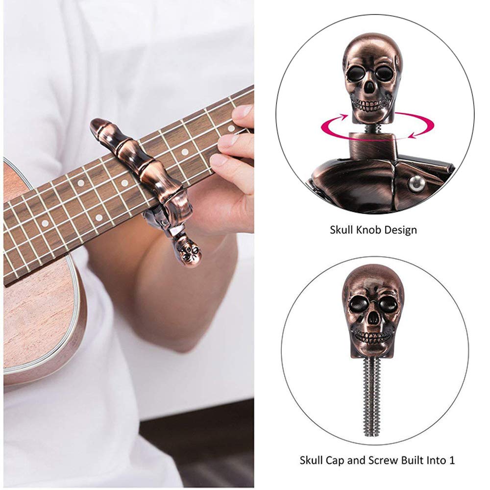 Guitar Capo Skull Capo for Aco - Musical Instrument Ukulele recension och pris