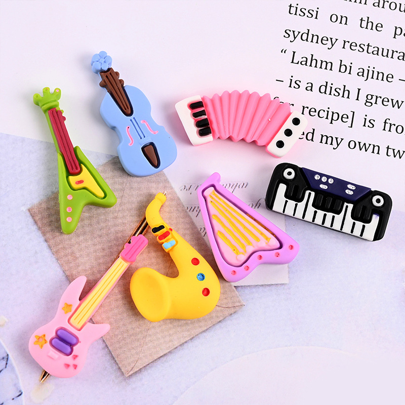 10pcs Cartoon Kawaii Resin Min - Musical Instrument Craft recension och pris