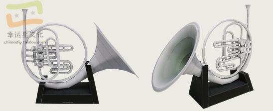 Musical Instrument Horn 3d Pap - Musical Instrument Horn recension och pris