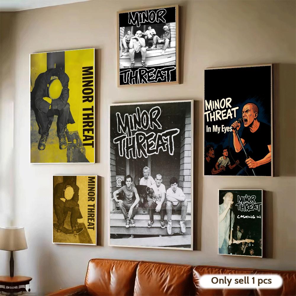 Rock Band M-Minor Threat Poste - Musical Instrument Poster recension och pris