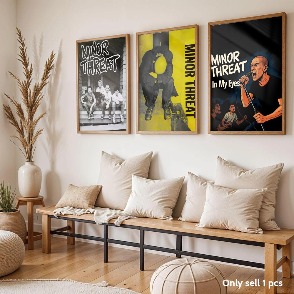 Rock Band M-Minor Threat Poste - Musical Instrument Poster recension och pris