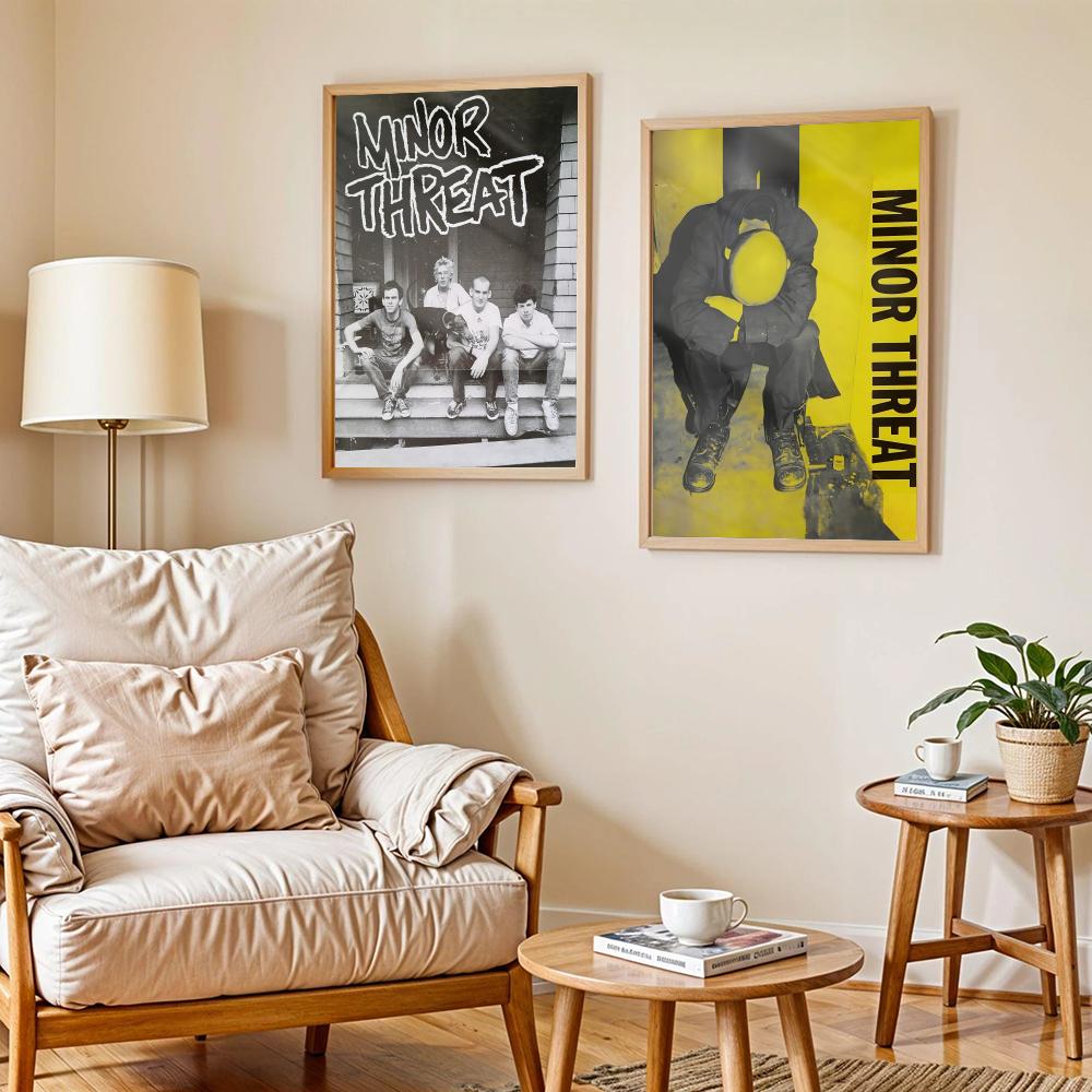 Rock Band M-Minor Threat Poste - Musical Instrument Poster recension och pris