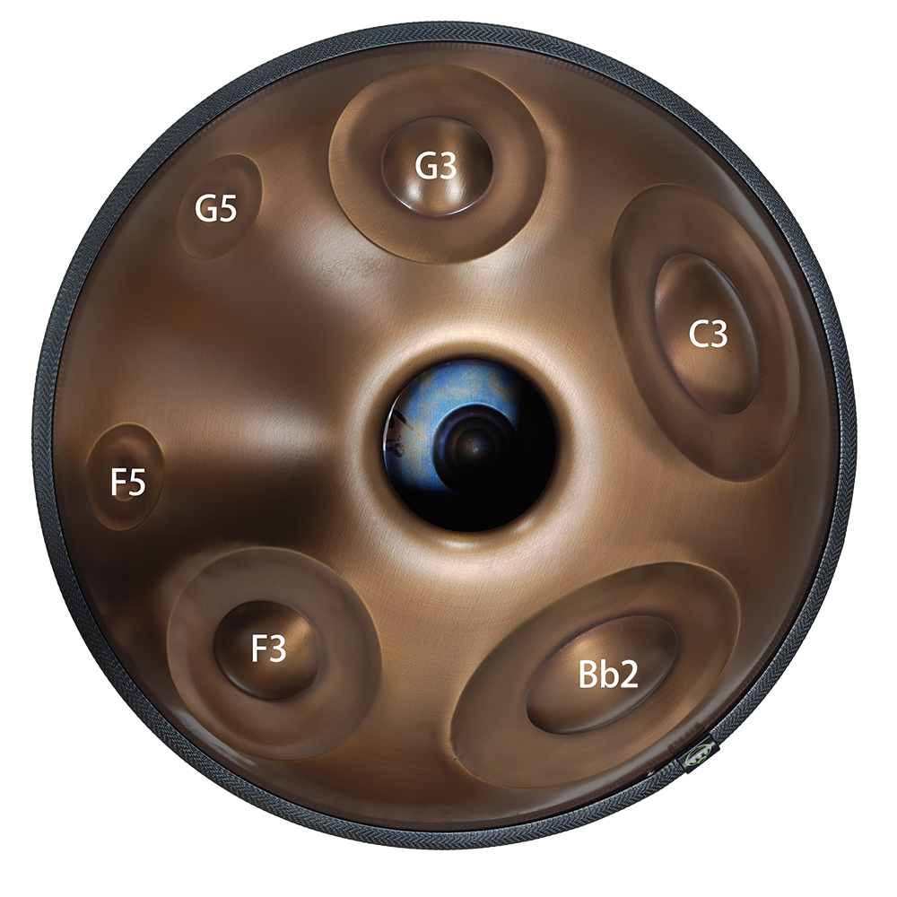 18 Notes Handpan Drum，in D Min - Musical Instrument Sounds recension och pris