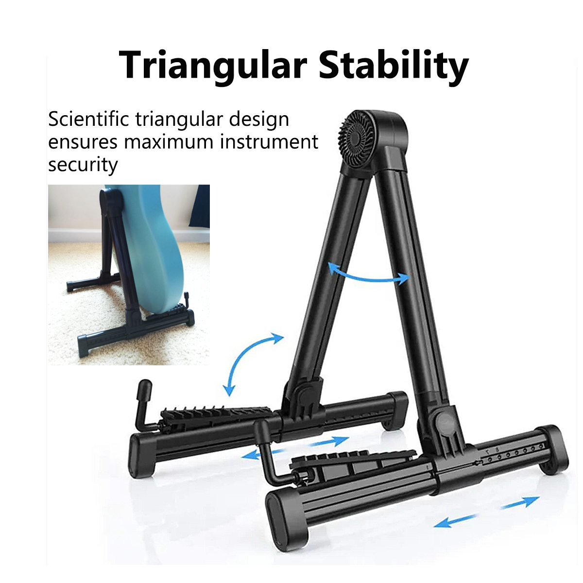 Miwayer Foldable Guitar Stand  - Musical Instrument Ukulele recension och pris
