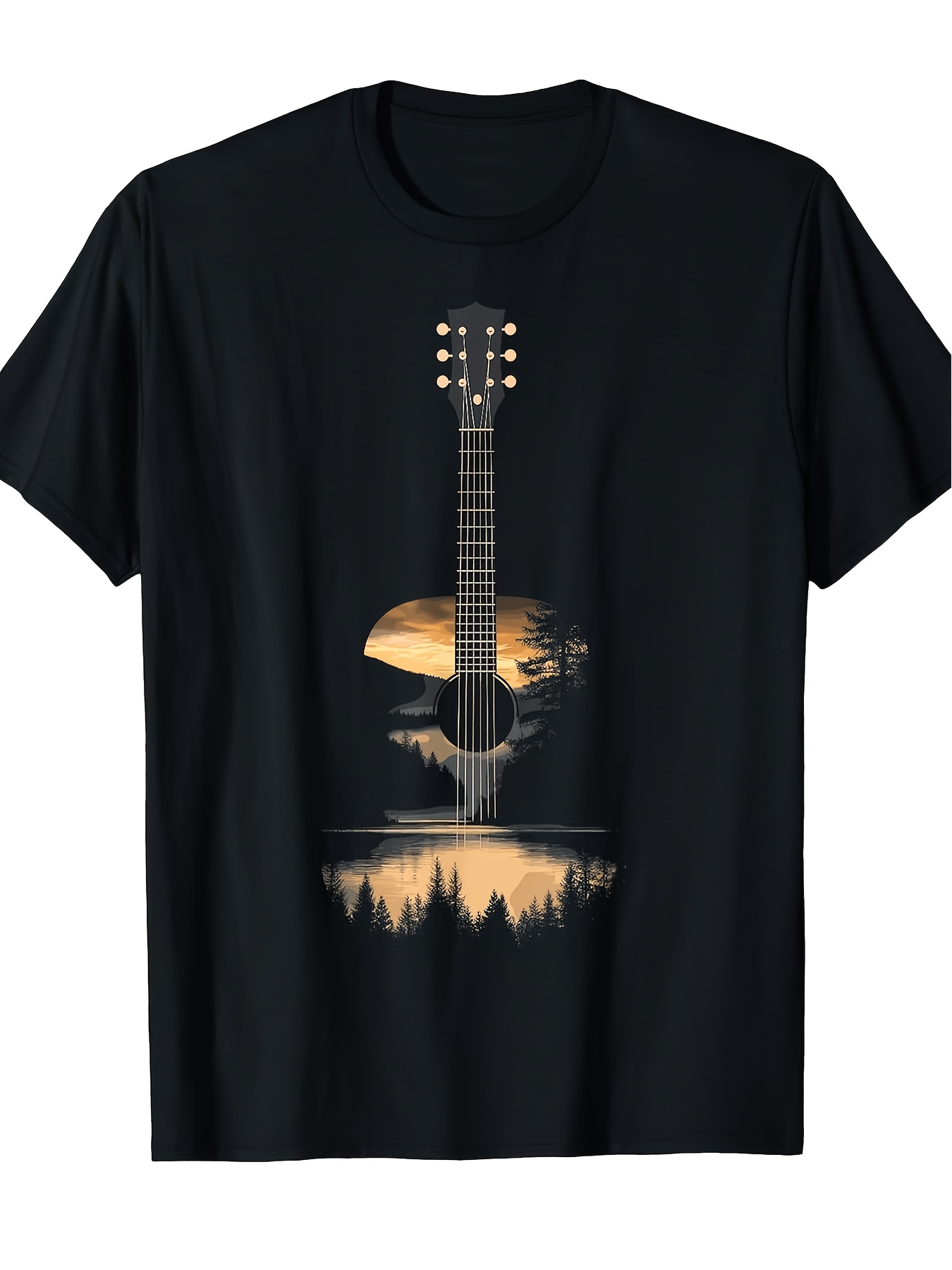 Men's Vintage Music TShirt wit - Musical Instrument Poster recension och pris