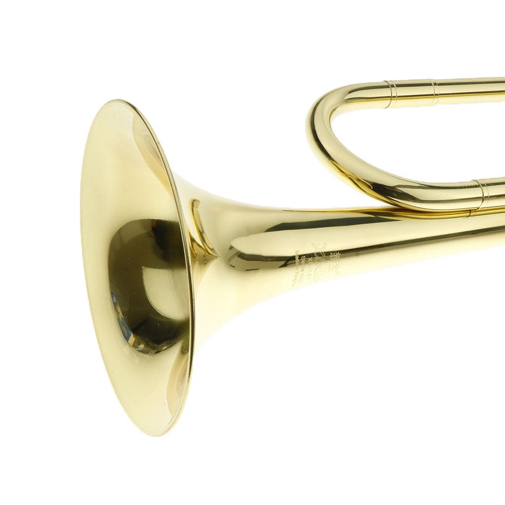Kids Trumpet Brass Golden Bugl - Musical Instrument Horn recension och pris