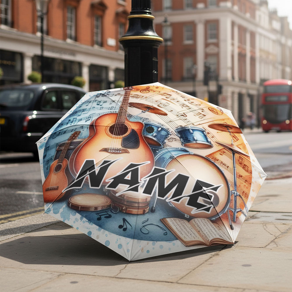 Custom Name umbrella,Musical I - Musical Instrument With Name recension och pris