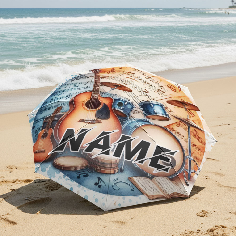 Custom Name umbrella,Musical I - Musical Instrument With Name recension och pris
