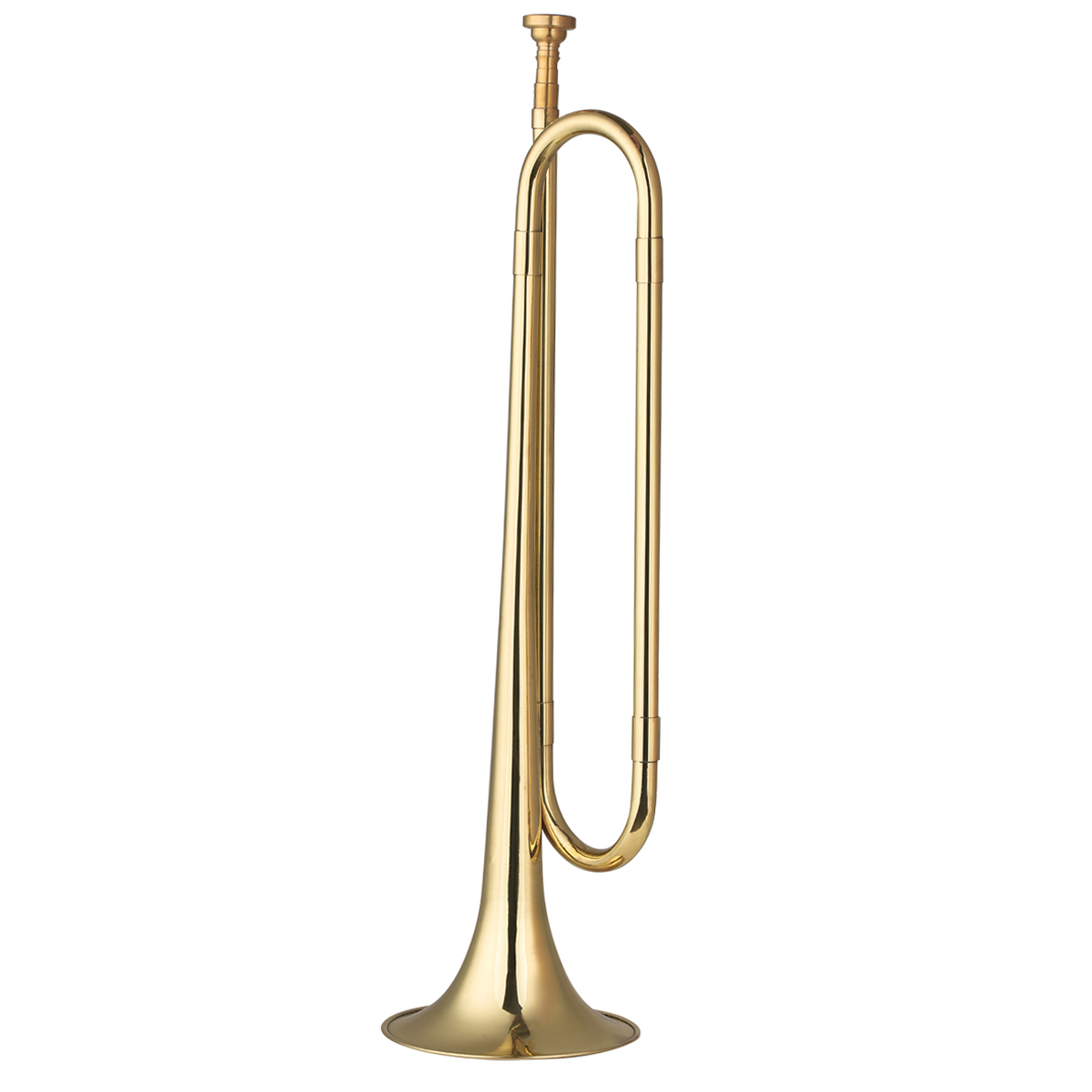 Brass C Bugle Call Gold-Plated - Musical Instrument Cornet recension och pris