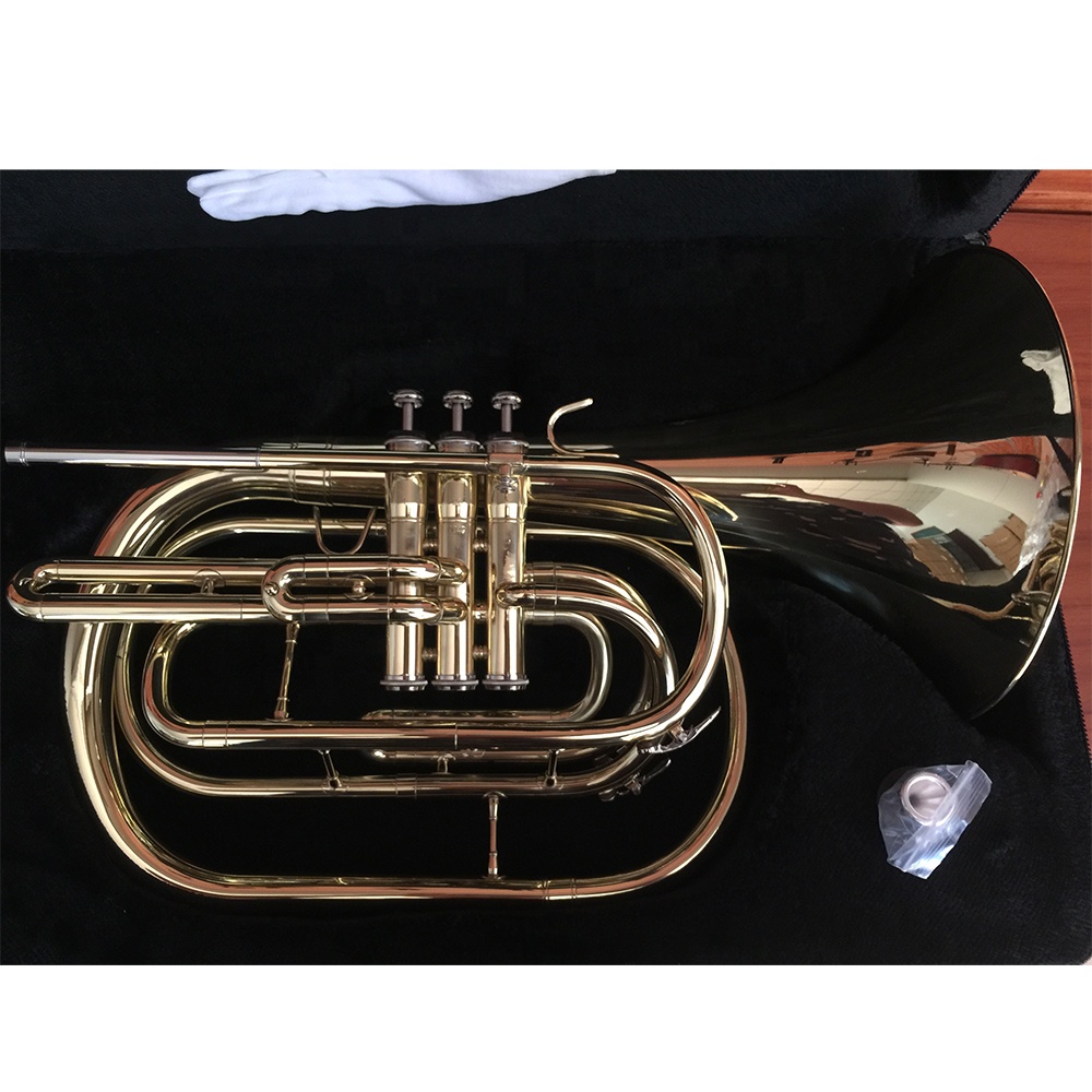 Bb Gold‑Lacquered Marching Fre - Musical Instrument Horn recension och pris