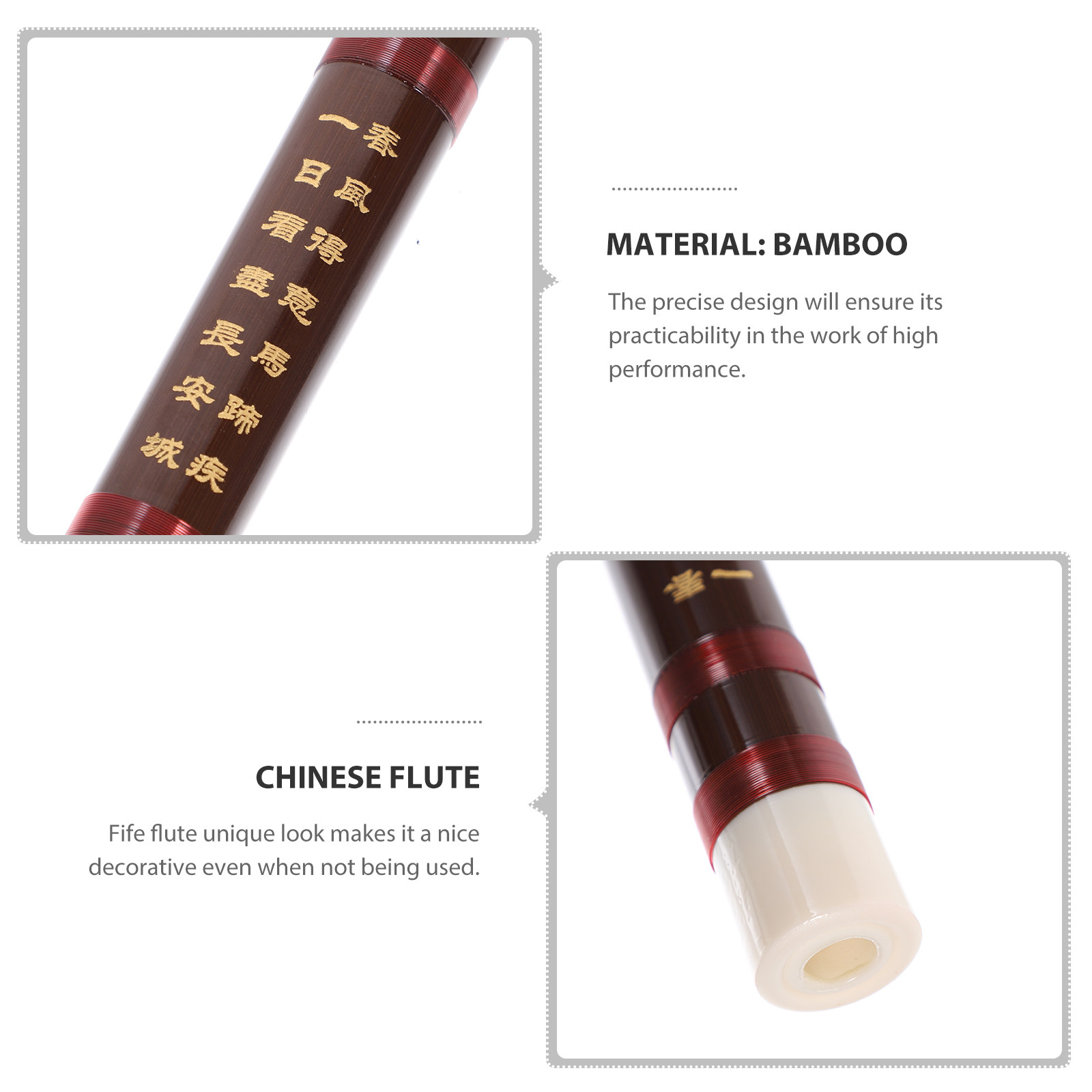 Premium Handmade Bamboo Flute  - Musical Instrument Fife recension och pris
