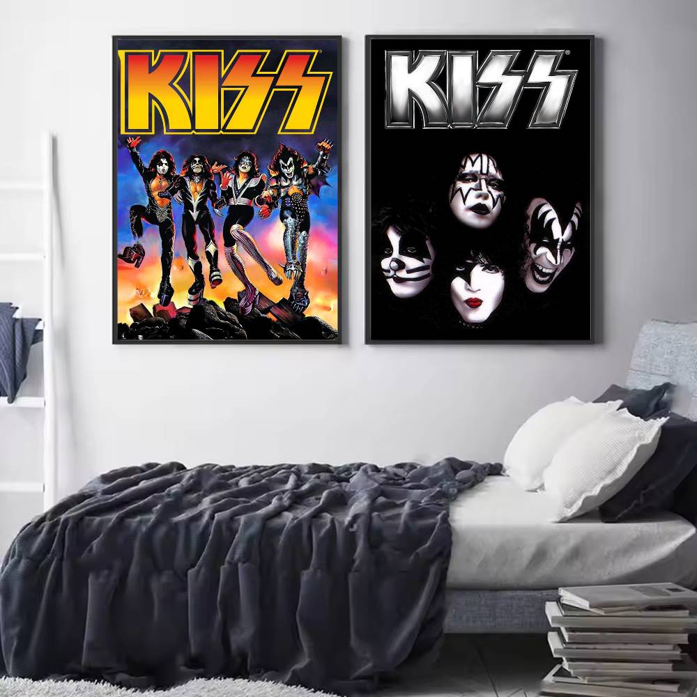 Band Rock Kiss Poster Versatil - Musical Instrument Poster recension och pris