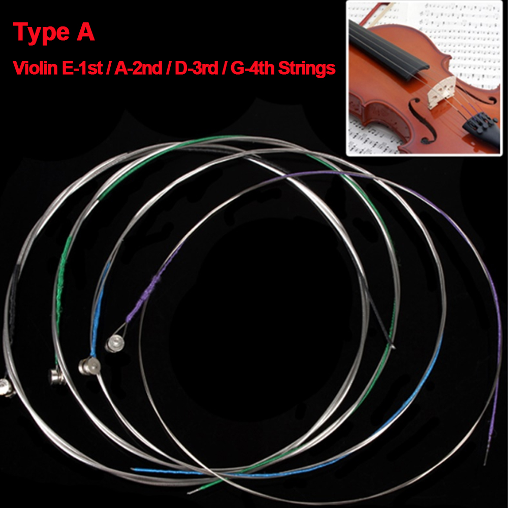 4pcs/set Violin Strings E-A-D- - Musical Instrument Violin recension och pris