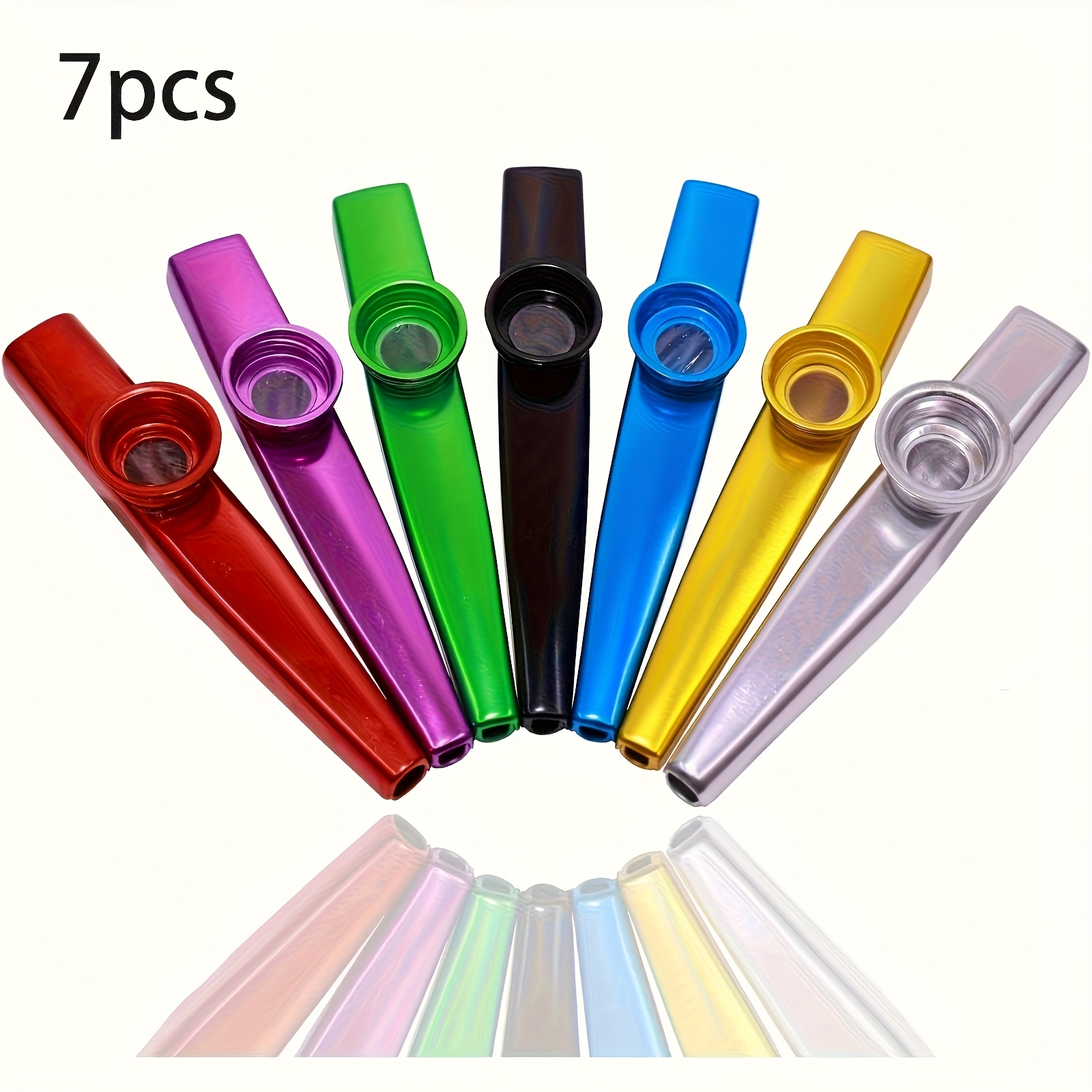 7pcs Metal Kazoos Simple Desig - Musical Instrument Ukulele recension och pris