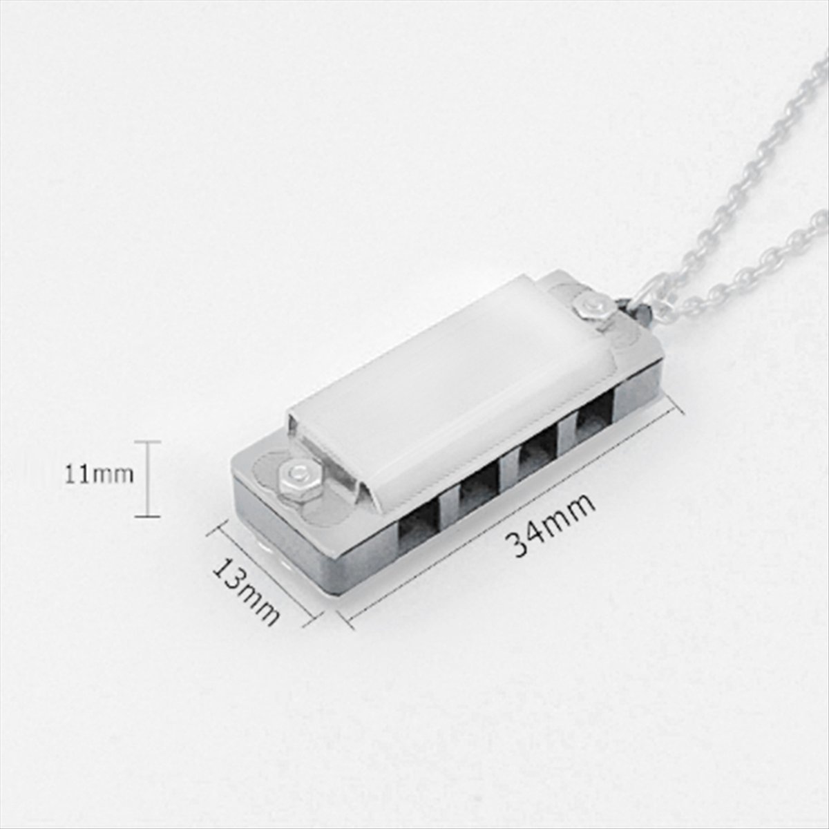 ABXY Mini Harmonica Necklace 4 - Musical Instrument Sounds recension och pris