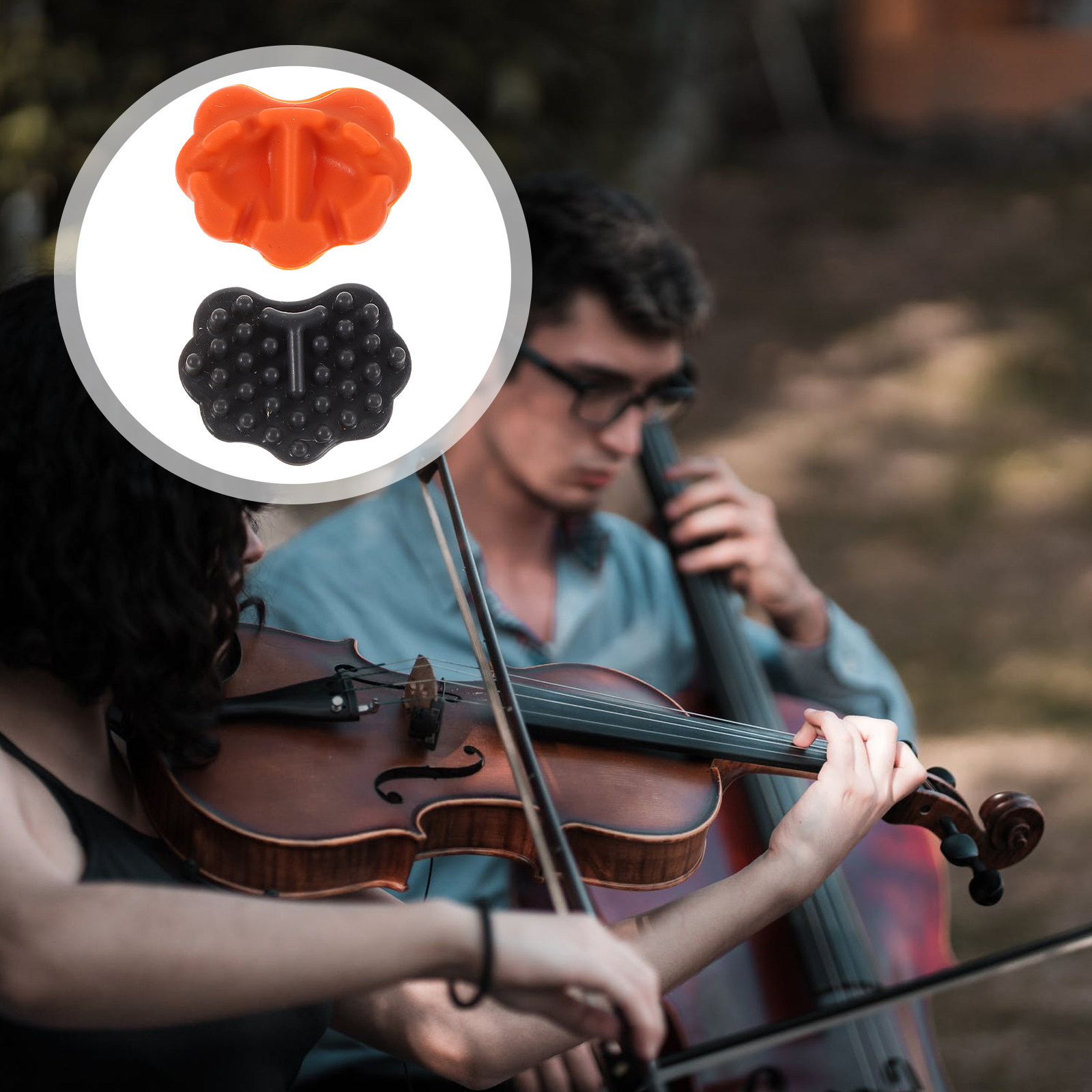 2Pcs Erhu Mute Composite Nano  - Musical Instrument Sounds recension och pris