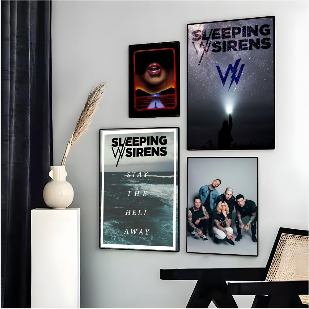 Casual Emo Rock Band S-Sleepin - Musical Instrument Poster recension och pris