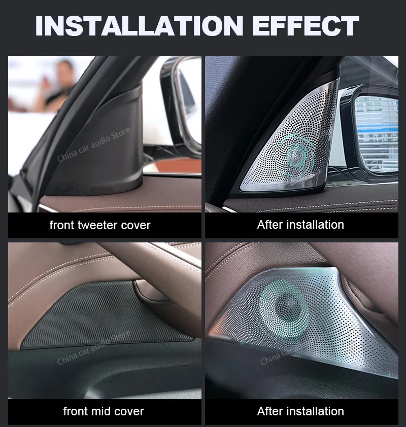 LED Car Speaker Tweeter Cover  - Musical Instrument Horn recension och pris