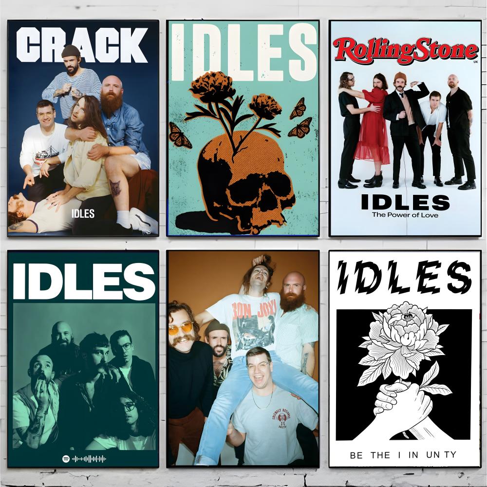 punk rock band poster I-IDLES  - Musical Instrument Poster recension och pris