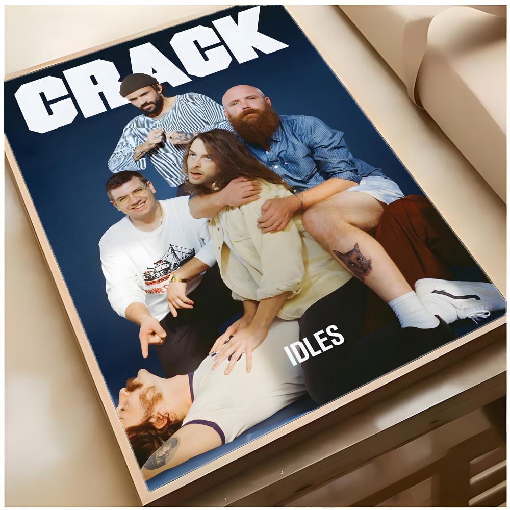 punk rock band poster I-IDLES  - Musical Instrument Poster recension och pris