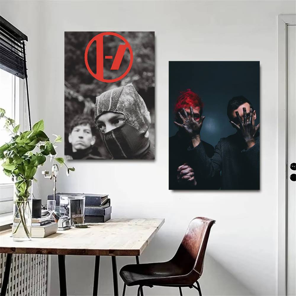 Rock Band Twenty One Pilots Ca - Musical Instrument Poster recension och pris