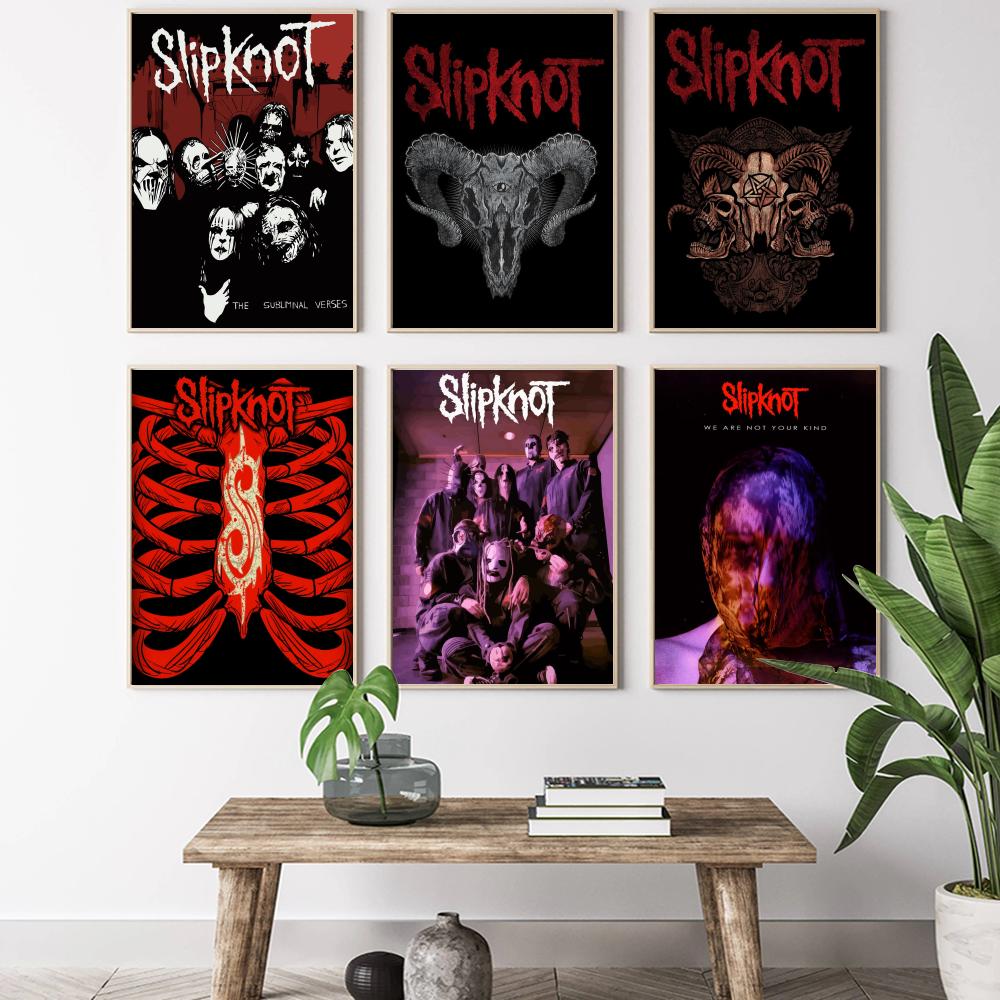 Heavy Metal Rock S-SlipknotES  - Musical Instrument Poster recension och pris