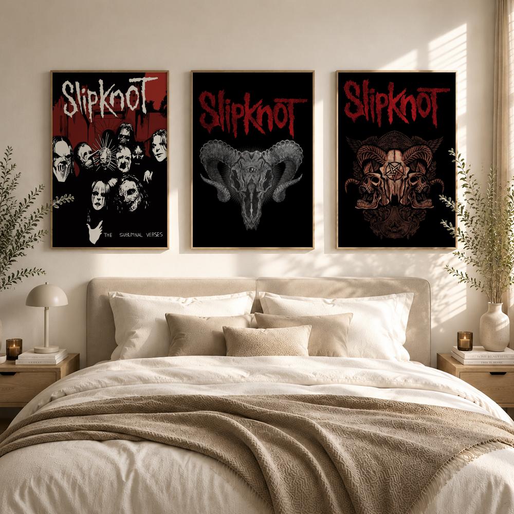 Heavy Metal Rock S-SlipknotES  - Musical Instrument Poster recension och pris