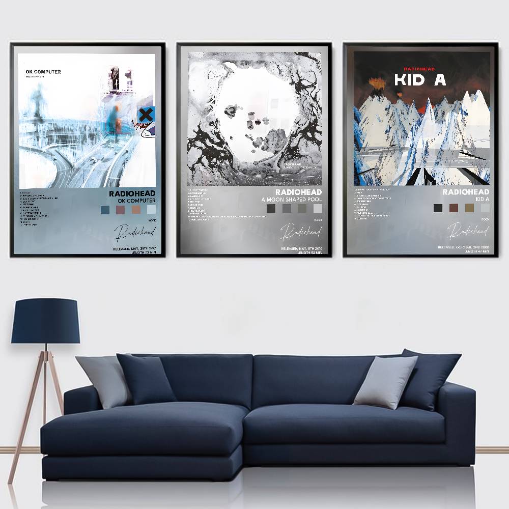 Popular Music Rock Band R-Radi - Musical Instrument Poster recension och pris