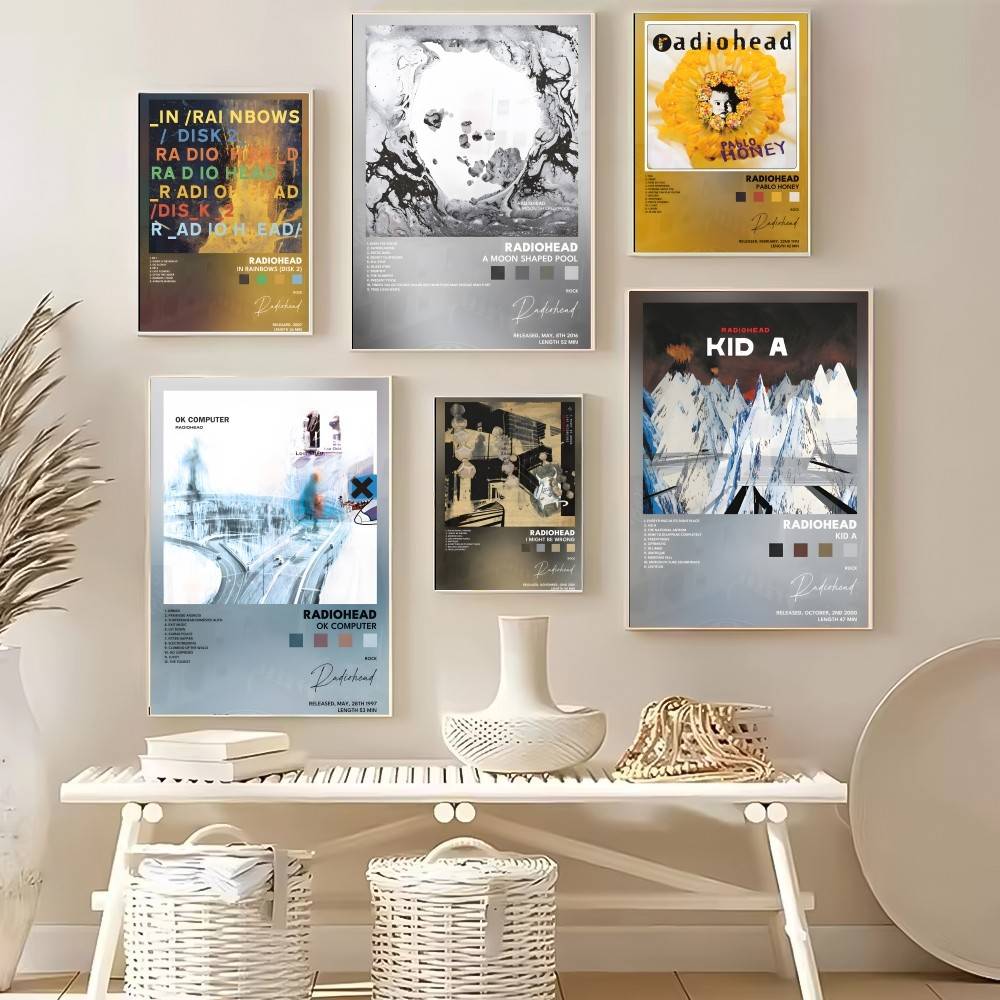 Popular Music Rock Band R-Radi - Musical Instrument Poster recension och pris