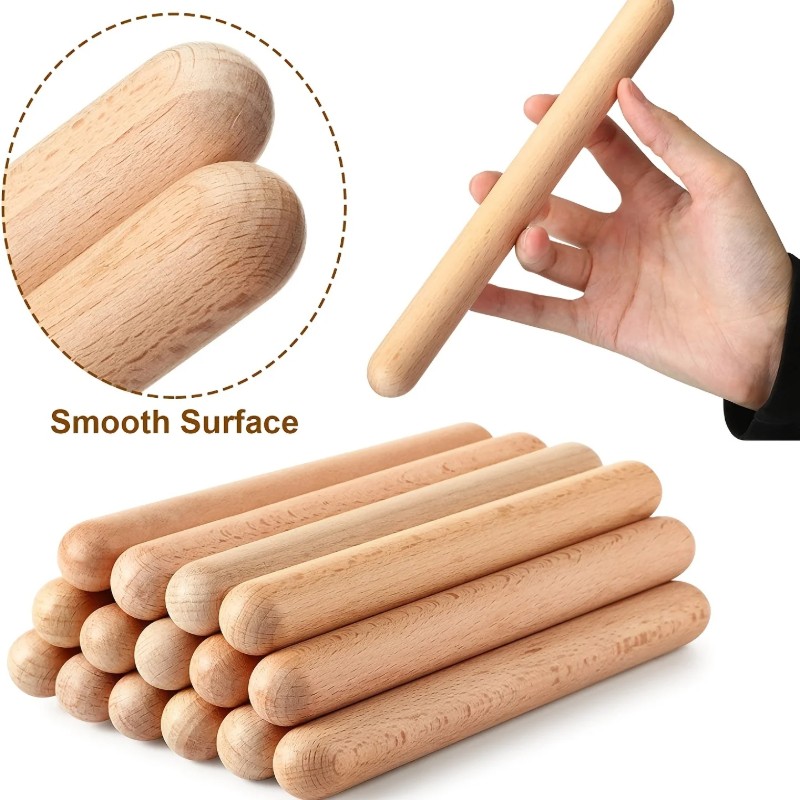 8PCS Unfinished Natural Wood R - Musical Instrument Craft recension och pris