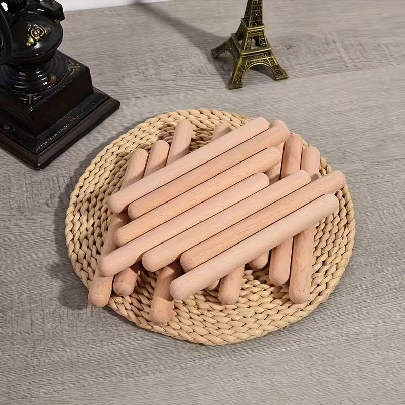8PCS Unfinished Natural Wood R - Musical Instrument Craft recension och pris