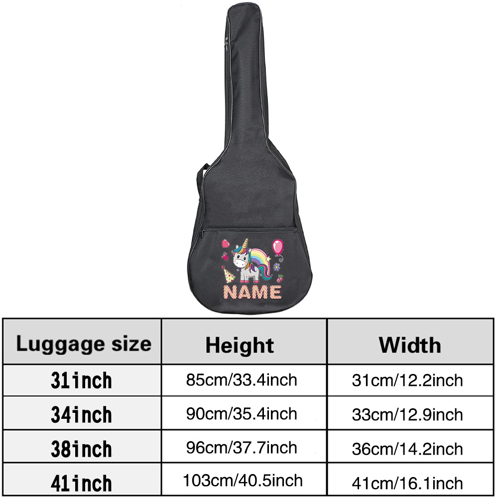 Customized Name Guitar Bag 36- - Musical Instrument With Name recension och pris