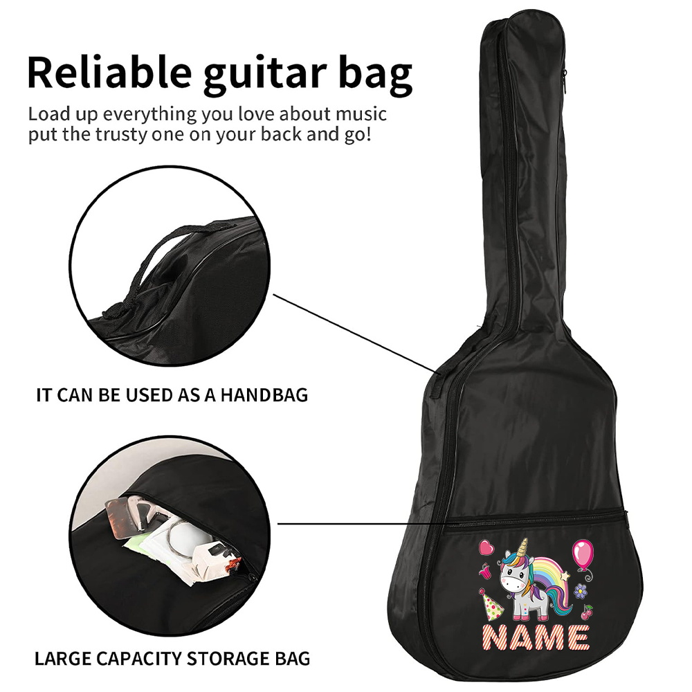 Customized Name Guitar Bag 36- - Musical Instrument With Name recension och pris