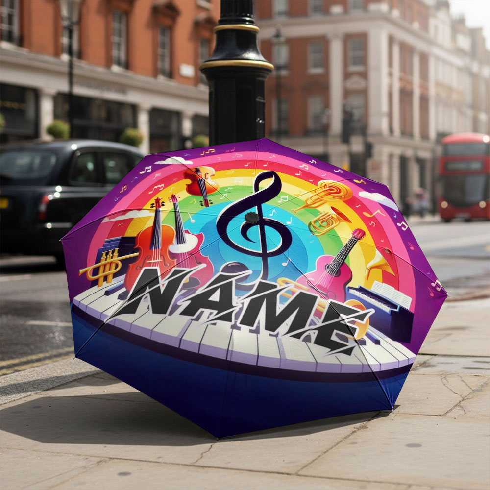 Custom Name umbrella, Music Th - Musical Instrument With Name recension och pris