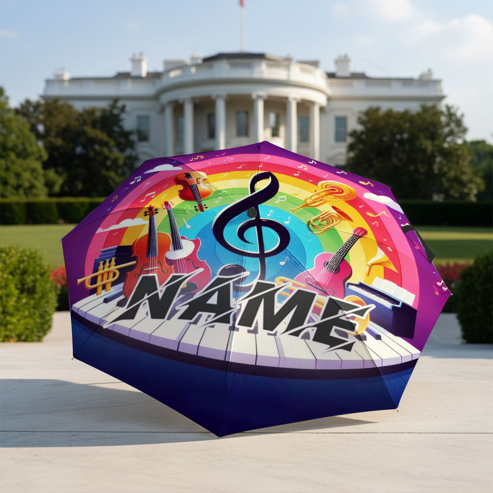 Custom Name umbrella, Music Th - Musical Instrument With Name recension och pris