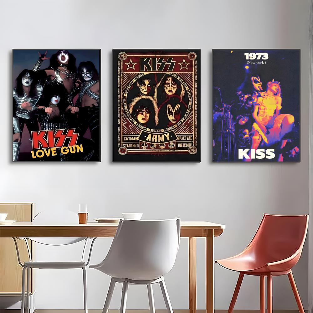 K-Kiss Kraft Rock Band-S Poste - Musical Instrument Poster recension och pris