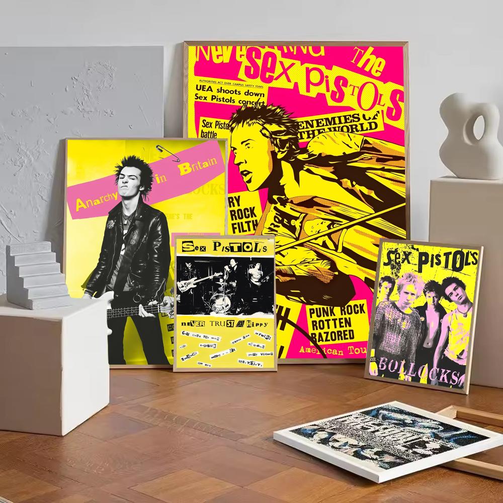 Rock Band S-Sex pistols Poster - Musical Instrument Poster recension och pris