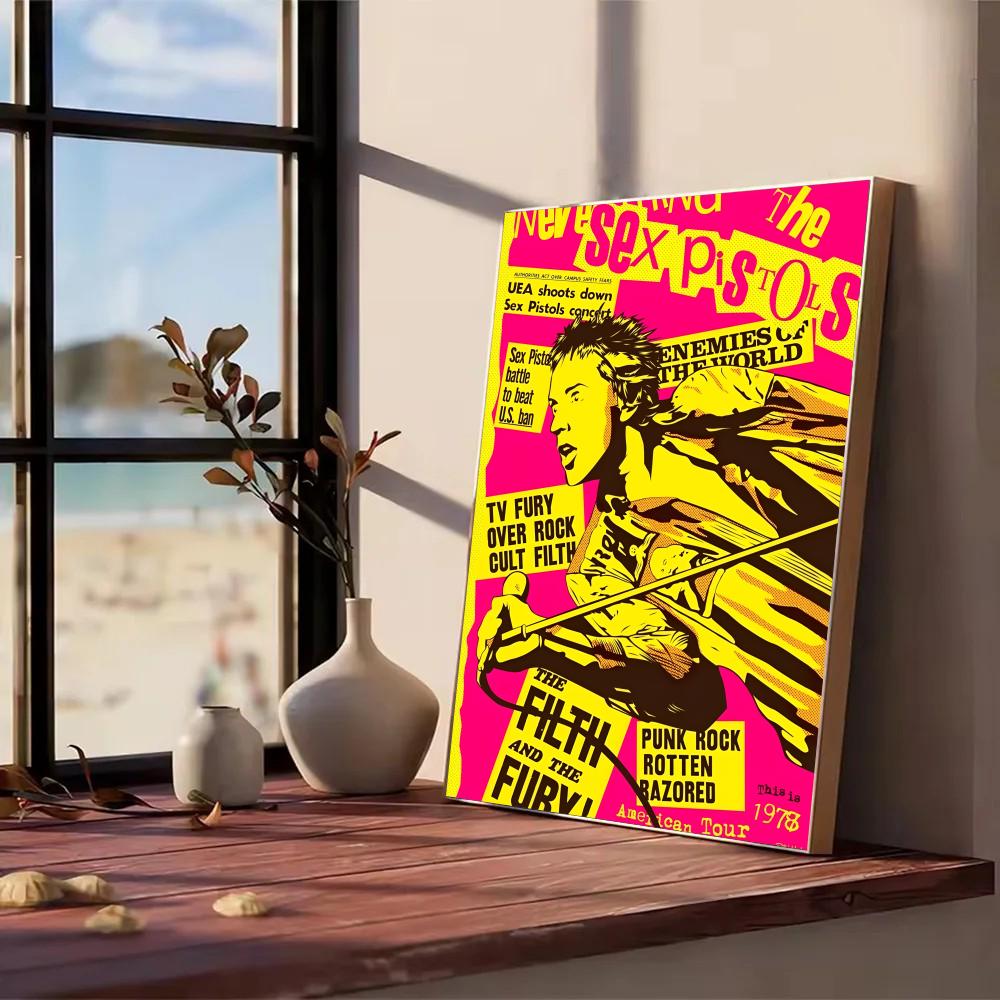 Rock Band S-Sex pistols Poster - Musical Instrument Poster recension och pris