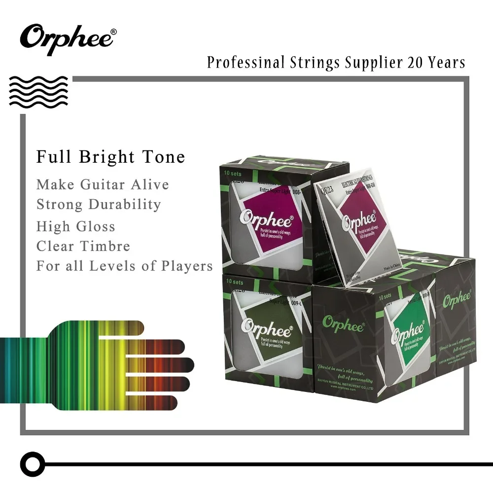 10 Sets Orphee QE Electric Gui - Charango 10 String recension och pris