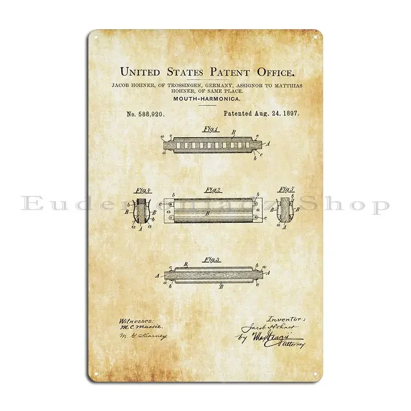 Hohner Harmonica Patent Player - Musical Instrument In Drawing recension och pris