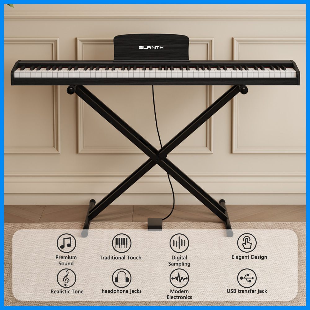 Portable Digital Piano 88 Key  - Musical Instrument No Touch recension och pris